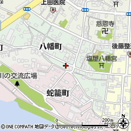 熊本県八代市八幡町6-27周辺の地図
