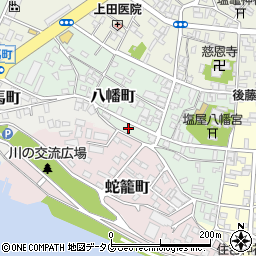 熊本県八代市八幡町6-24周辺の地図