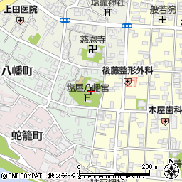 熊本県八代市八幡町1-11周辺の地図
