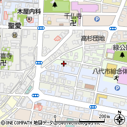 熊本ヤクルト八代営業所周辺の地図
