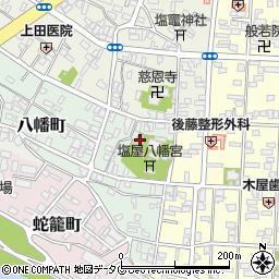 熊本県八代市八幡町1-51周辺の地図
