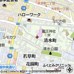 熊本県八代市清水町2-45周辺の地図
