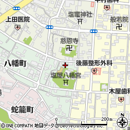 熊本県八代市八幡町1-36周辺の地図