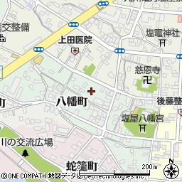 熊本県八代市八幡町8周辺の地図