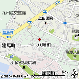 熊本県八代市八幡町10-1周辺の地図
