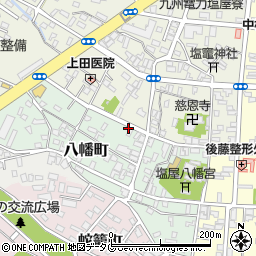 熊本県八代市八幡町8-33周辺の地図