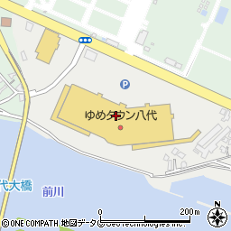 地球文化屋　八代店周辺の地図