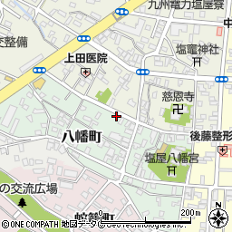 熊本県八代市八幡町8-32周辺の地図
