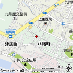 熊本県八代市八幡町10-21周辺の地図