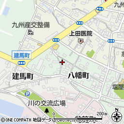 熊本県八代市八幡町10-14周辺の地図