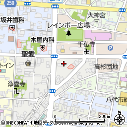 ファミリーマート八代袋町店周辺の地図