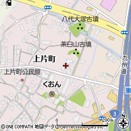 熊本県八代市上片町周辺の地図
