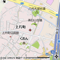 熊本県八代市上片町周辺の地図