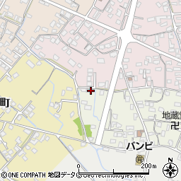 熊本県八代市中片町21-1周辺の地図