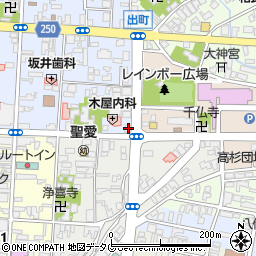 熊本県八代市通町5-10周辺の地図