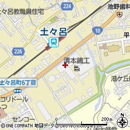 清本鉄工株式会社　守衛所周辺の地図