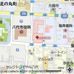 ヤマザキスペシャルパートナーショップ熊本総合病院売店周辺の地図