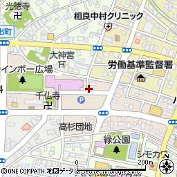 熊本県八代市新町周辺の地図