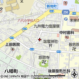 熊本県八代市塩屋町周辺の地図