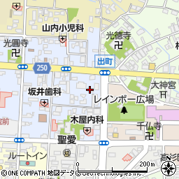 日本福音ルーテル八代教会周辺の地図