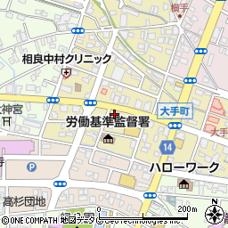 くら寿司八代店周辺の地図