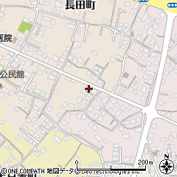 熊本県八代市長田町2824周辺の地図