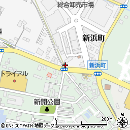 熊本県八代市新浜町2-5周辺の地図