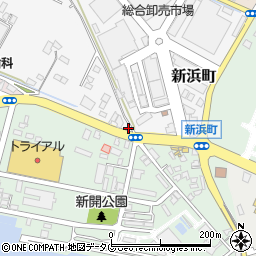 熊本県八代市新浜町2-7周辺の地図