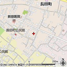 熊本県八代市長田町2925周辺の地図