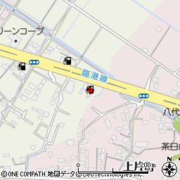 ＥＮＥＯＳ八代臨港線ＳＳ周辺の地図