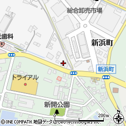 熊本県八代市新浜町2-11周辺の地図
