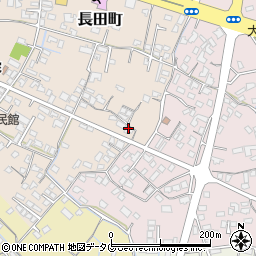 熊本県八代市長田町2827周辺の地図