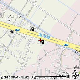 南国殖産株式会社　熊本支店八代臨港線給油所周辺の地図