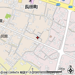 熊本県八代市長田町2828周辺の地図