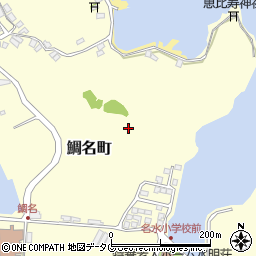 宮崎県延岡市鯛名町周辺の地図