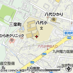 熊本県八代市新地町周辺の地図