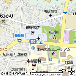 熊本石油株式会社　北八代給油所周辺の地図