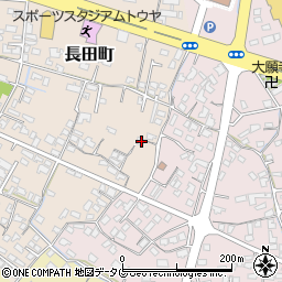 熊本県八代市長田町2860周辺の地図