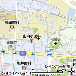 熊本県八代市鷹辻町2-17周辺の地図