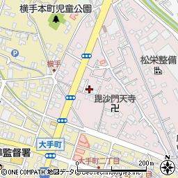 熊本県八代市毘舎丸町6-12周辺の地図