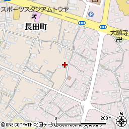 熊本県八代市長田町2862周辺の地図
