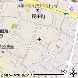 熊本県八代市長田町2836周辺の地図