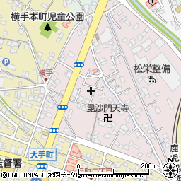 熊本県八代市毘舎丸町6-10周辺の地図