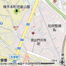 熊本県八代市毘舎丸町6-46周辺の地図