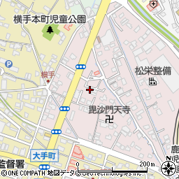 熊本県八代市毘舎丸町6-44周辺の地図