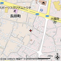 熊本県八代市長田町2865周辺の地図