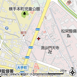熊本県八代市毘舎丸町6周辺の地図