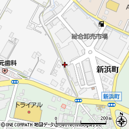 熊本県八代市新浜町2-38周辺の地図