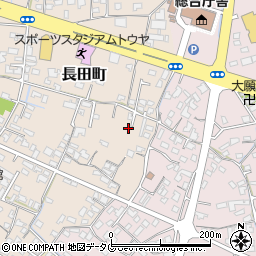 熊本県八代市長田町2868周辺の地図