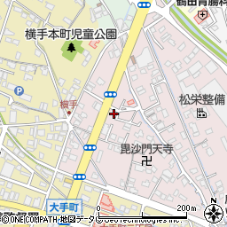 熊本県八代市毘舎丸町6-40周辺の地図